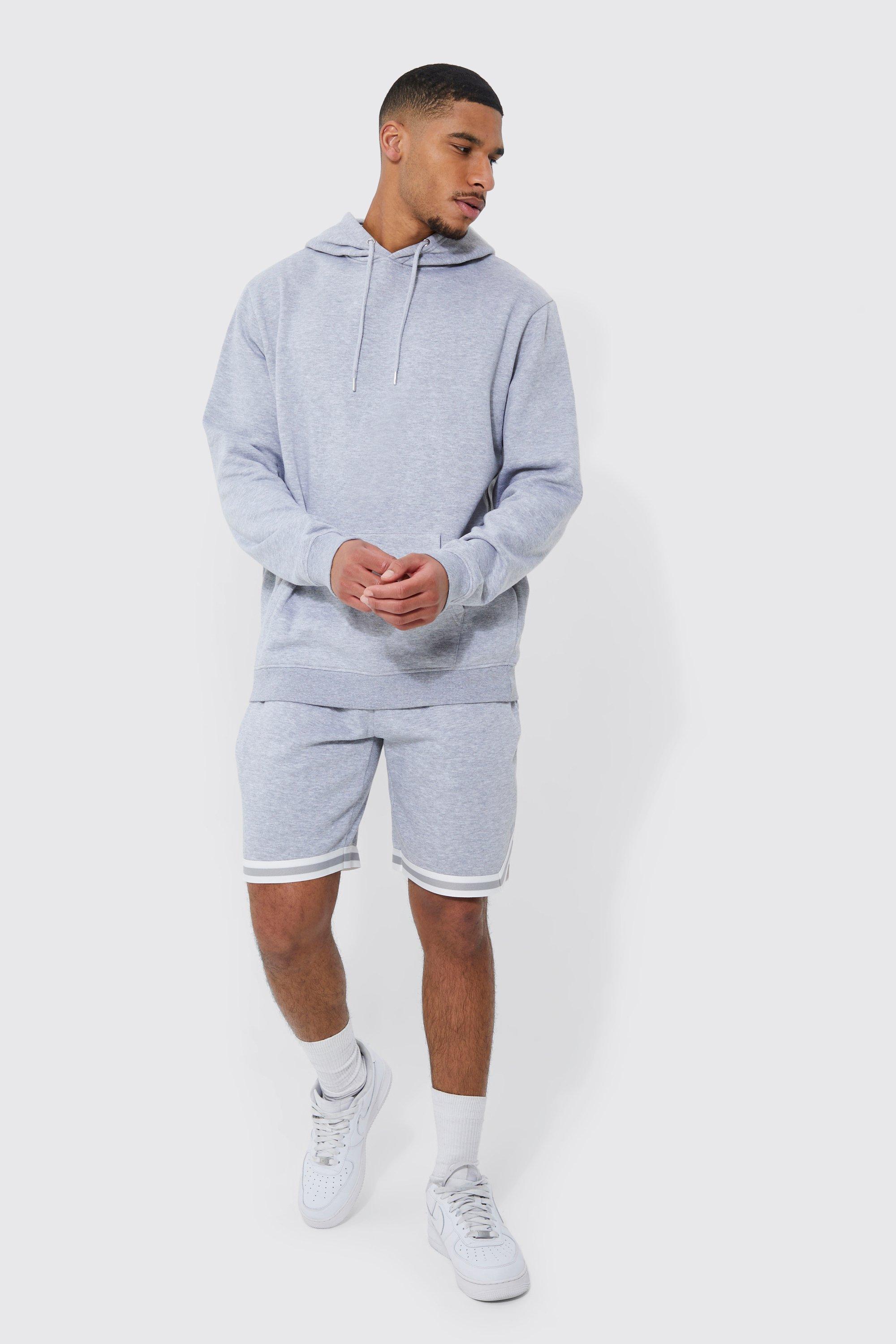 Mens grey 2025 tracksuit shorts